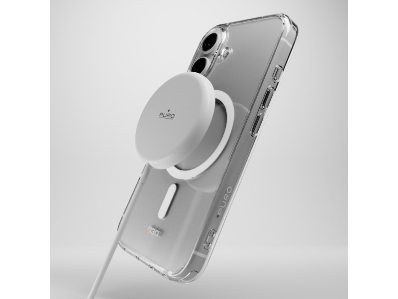 Puro Impact Clear D3o Magsafe Silikonecover Til Iphone 16 - Transparent