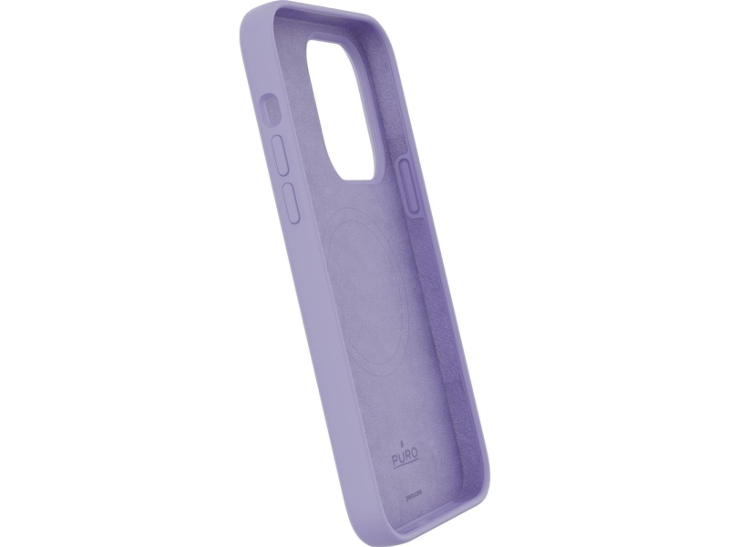 Puro Icon Mag Magsafe Silikonhülle Für Iphone 14 Pro - Lavendel