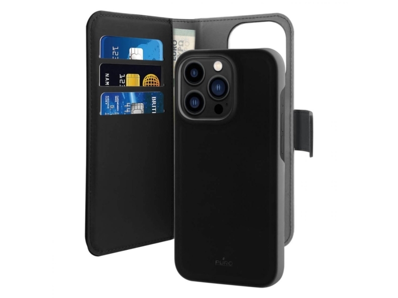 Puro Purofoliomagip14pmbk, Iphone 14 Pro Max, Sort