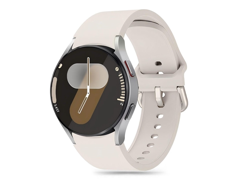 Tech-Protect silikonfodral till Samsung Galaxy Watch 4/5/5 Pro/6/7/FE Starlight | Hälsa - Pulsklockor - Tillbehör | GameStuff