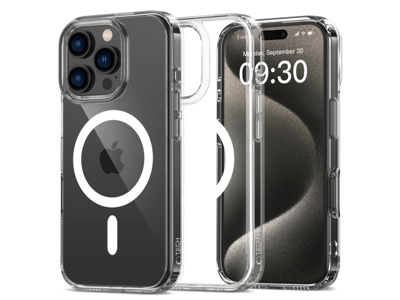 Tech-Protect FlexAir Hybrid MagSafe Case for iPhone 16 Pro Max - Clear