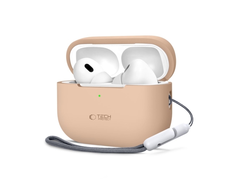 Tech-Protect Silikonecover Til Apple Airpods Pro 1 / 2 - Beige