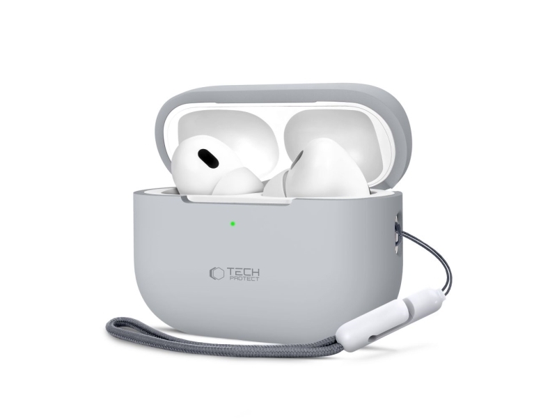Tech-Protect Silikon-Case Für Apple Airpods Pro 1 / 2 - Grau