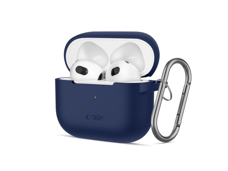 Tech-Protect Silicone Hook Case for Apple AirPods 3 - Blue
