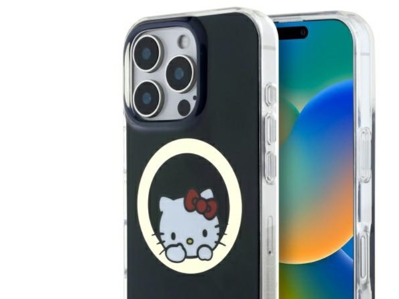 Hello Kitty Iml Sweet Kitty Magsafe Case Für Iphone 16 Pro - Schwarz