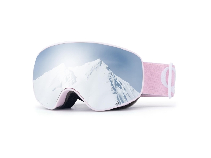 Baby Professor Qunature lyserøde skibriller (mellem/stor)