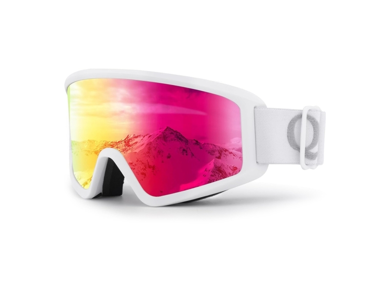 Qunature Hvide Ski-Goggles Til Voksne - Hvid