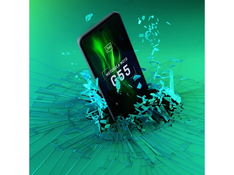 3Mk 3Mk Hardglass Max Lite Black Pro Motorola Moto G55 5G