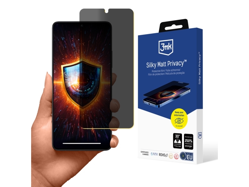 3Mk Silky Matt Privacy Skærmbeskytter Til Poco X6 Pro 5G