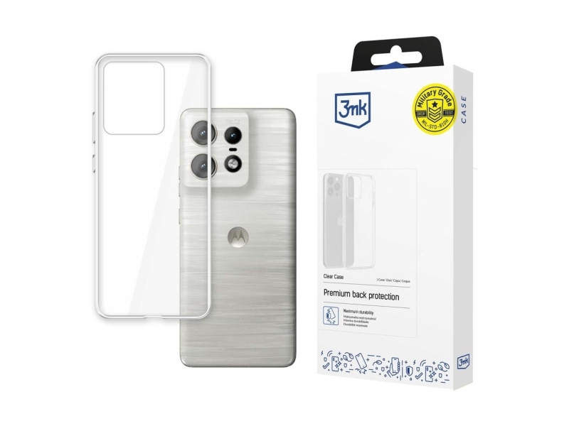 3Mk Clear Case Für Motorola Edge 50 Pro - Transparent