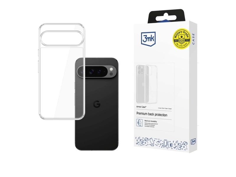 3Mk Armor Cover Til Google Pixel 9 / 9 Pro - Transparent