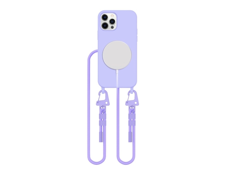 Tech-Protect MagNecklace MagSafe Case for iPhone 12 / 12 Pro - Lavender