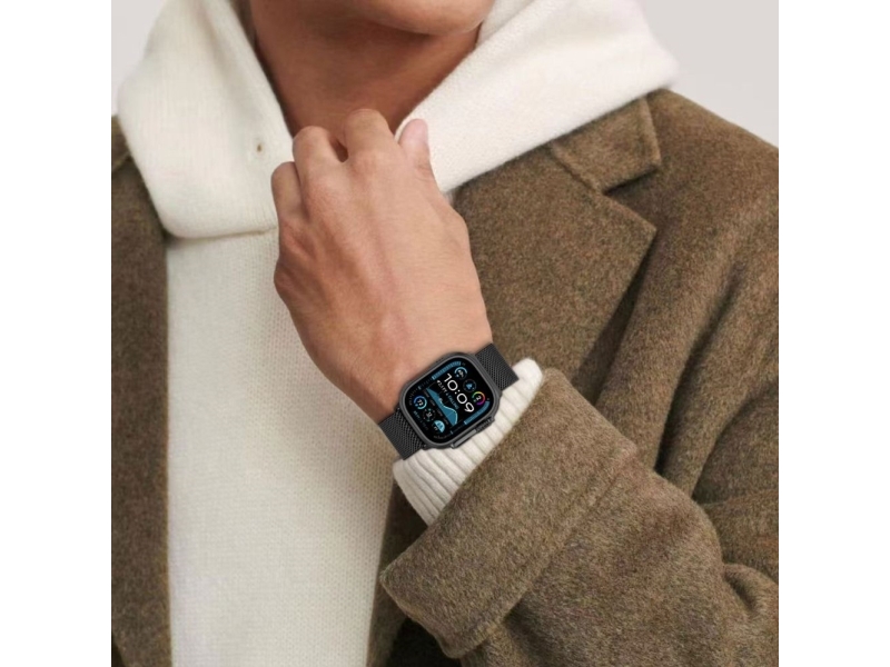 Tech-Protect TECH-PROTECT MILANO titanium smartwatch-cover til Apple Watch 6 / 7 / 8 / 9 / 10 / SE / ULTRA 1 / 2 (44 / 45 / 46 / 49 mm)