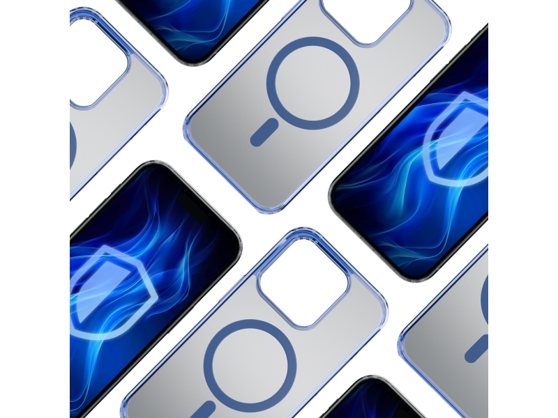 3Mk Frosty Magcase Blå Til Apple Iphone 15 Pro