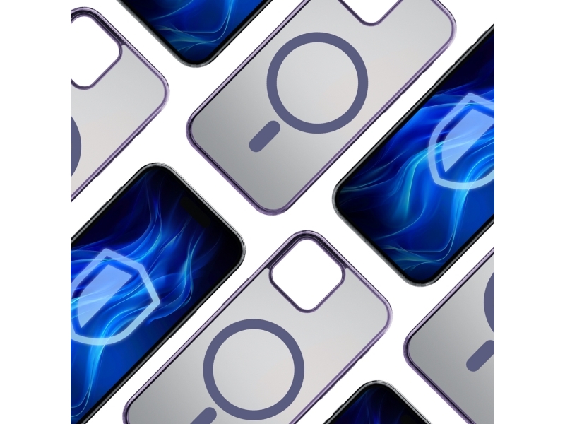 3Mk Frosty Magcase Etui Til Apple Iphone 12 Pro Max (Purple)