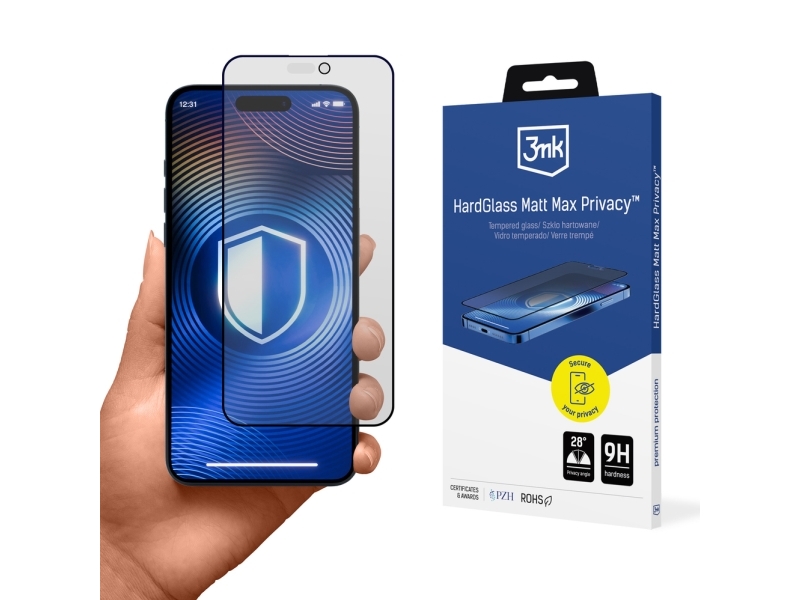 3Mk Hardglass Matt Max Privacy Pro Apple Iphone 16 Pro Max