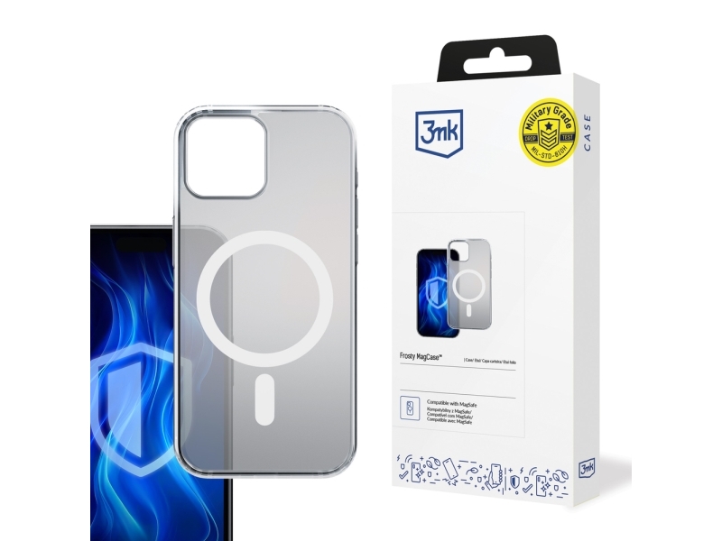 3Mk Frosty Magcase Etui Hvid Til Apple Iphone 15