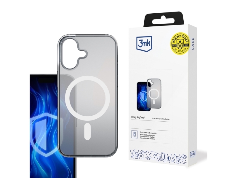 3Mk Frosty Mag Apple Iphone 16 Tasche Weiß
