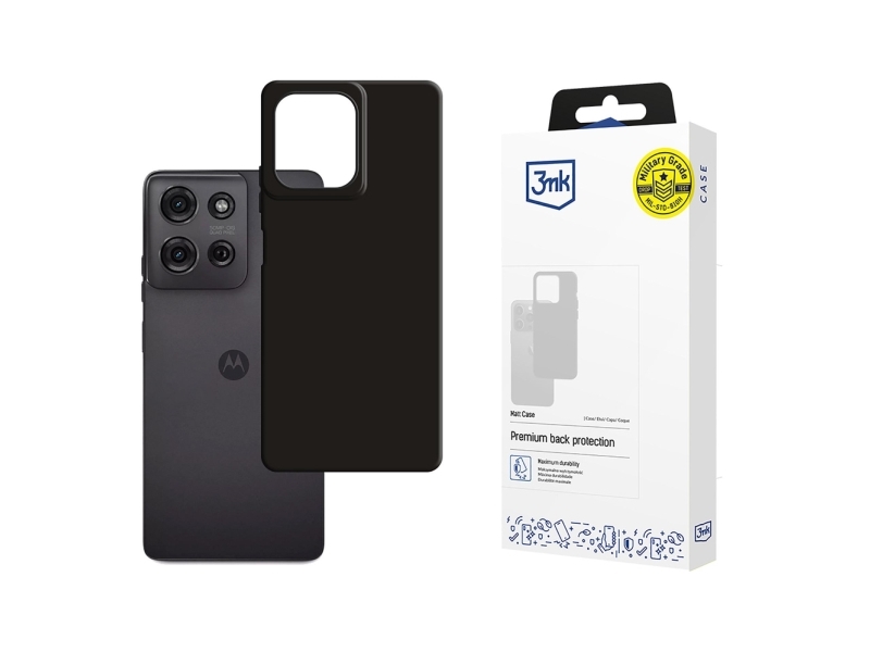 3Mk Matt Case Til Motorola Moto G75