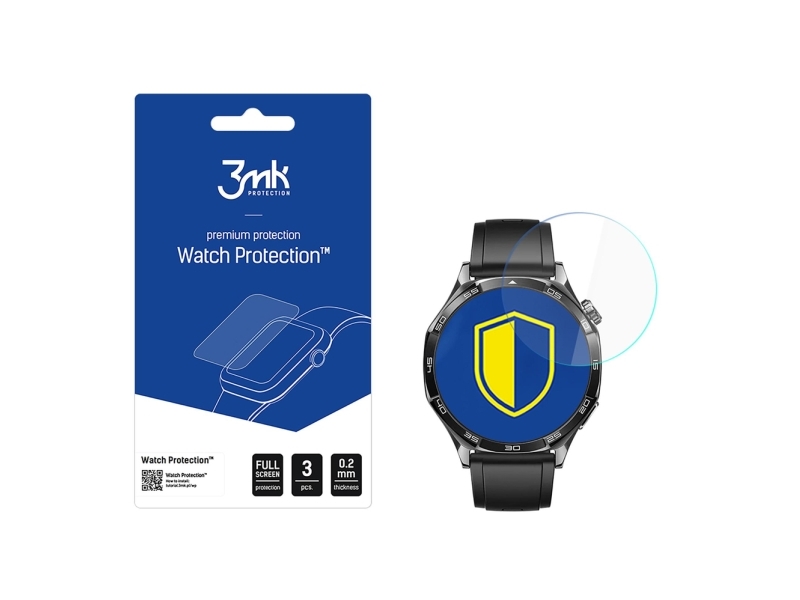 3Mk Flexibleglass Uhren-Glas Für Huawei Watch Gt 5 Active 46Mm (Hybrydowe Szklo)