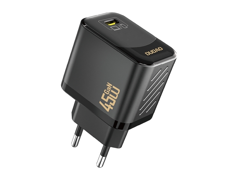 Dudao A28EU adapter 45W 1xUSB-C svart | EL Artiklar - Batteri - Batteriladdare | GameStuff