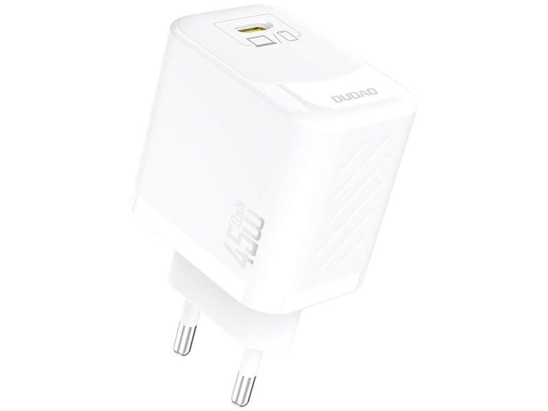 Dudao A28EU Adapter 45Watt 1xUSB-C Vit | EL Artiklar - Batteri - Batteriladdare | GameStuff