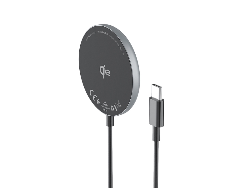 Wozinsky Trådløs Induktionsoplader Magnetisk Qi2 15W - Sort