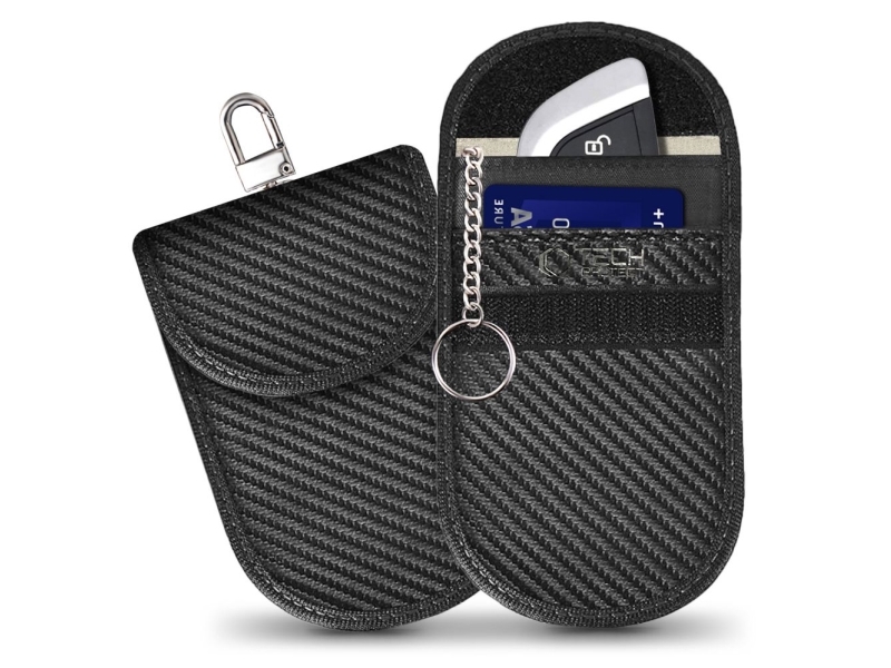 Tech-Protect nyckelpåse RFID-signalblockerare KLR100, kolfiber | Tele & GPS - Mobil tillbehör - Övriga tillbehör | GameStuff