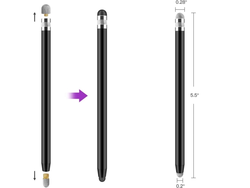 Stylus Tech-Protect TECH-PROTECT USP100 4-TIP touch pen violet/pink