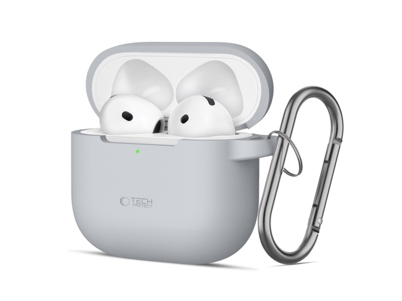 Tech-Protect silikonekrog til Apple AirPods 4 - Crayon Grey