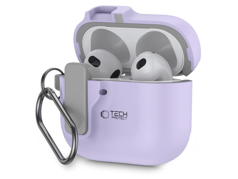 Tech-Protect Slim Hook Apple AirPods 4 Lavender | TV, Ljud & Bild - Bärbart ljud & Bild - MP3 spelare | GameStuff
