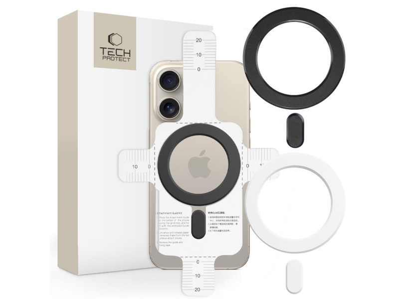 Ring Tech-Protect Mmp-100 Mit Magsafe (2 Stk.) - Weiß - Schwarz