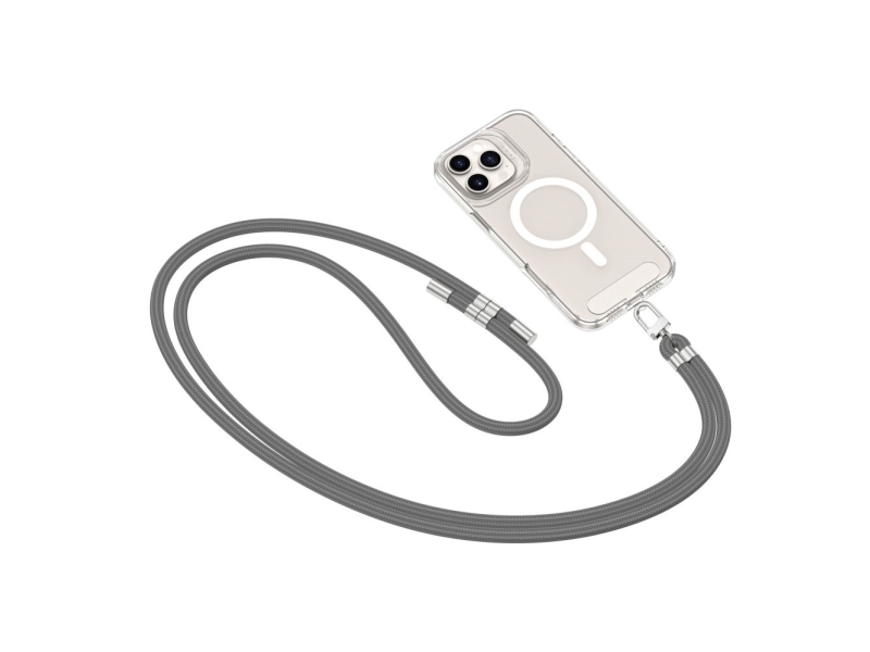 Tech-Protect TECH-PROTECT C7S rope crossbody rem crayon grey/silver