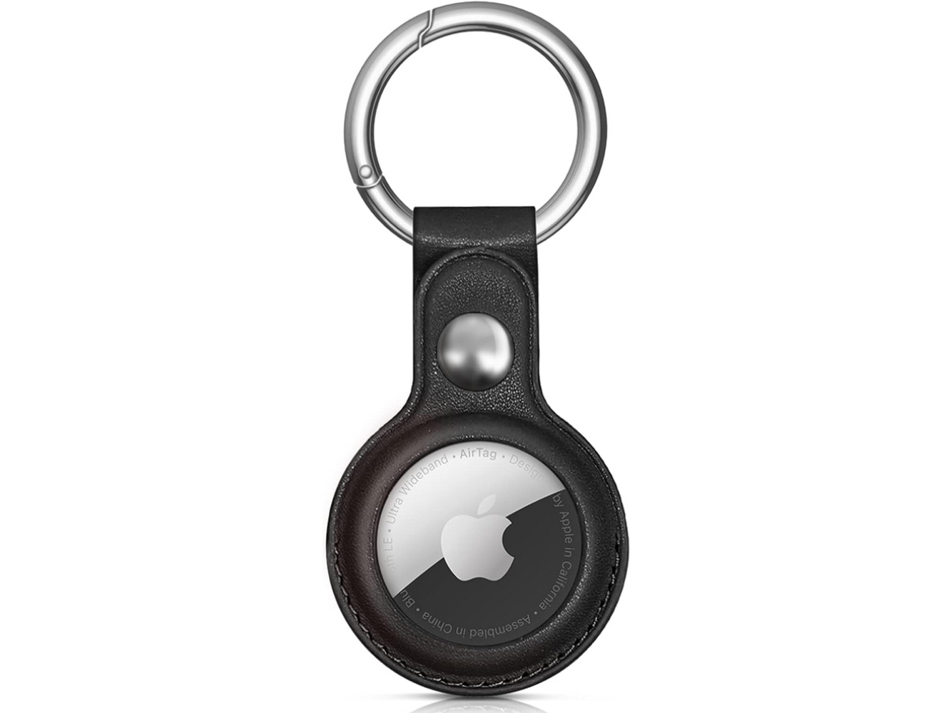 Apple AirTag -kotelot ekologisesta nahasta - lajitelma, ruskea, punainen, sininen - 4 kpl