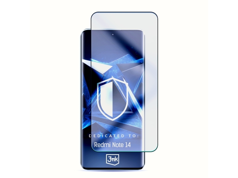3Mk Hardglass Max Lite Black Beskyttelsesglas Til Xiaomi Redmi Note 14 5G
