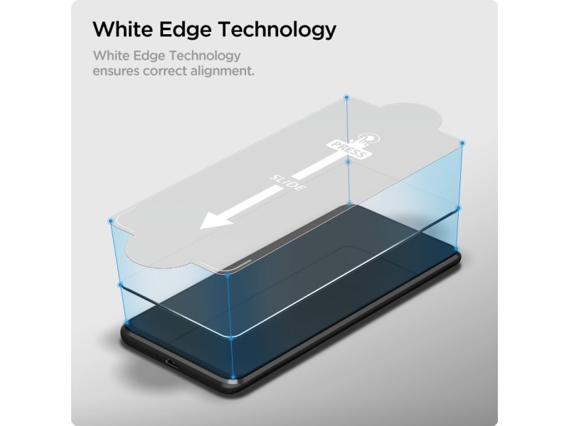 Spigen Glas.Tr Slim, Samsung, Galaxy A16 (2024), Galaxy A16 5G (2024), Ridseresistent, Transparent, 2 Stk