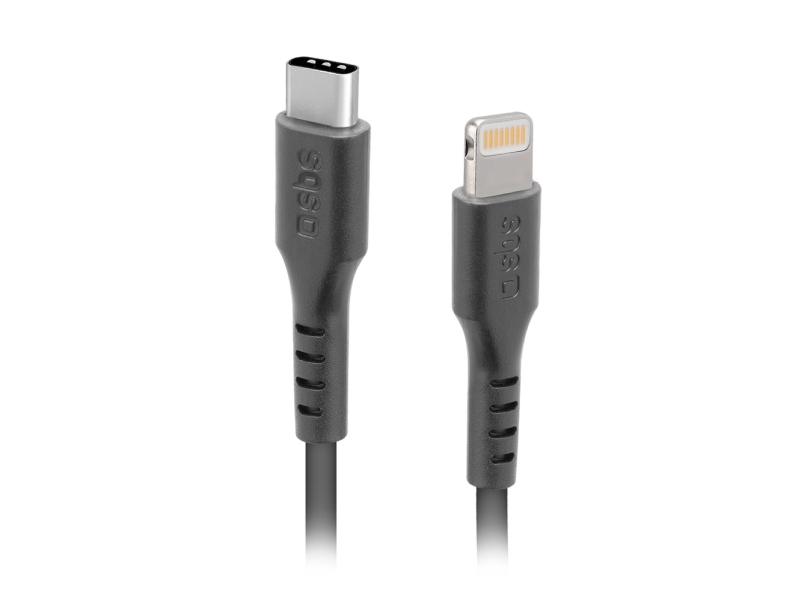 Sbs Tecableligtc1k Usb-C - Lightning Kabel 1M - Schwarz