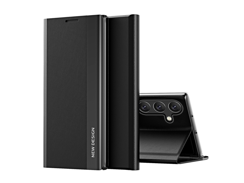 Sleep Case Pro Cover Med Flip Og Stand Til Samsung Galaxy A36 - Sort