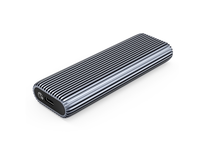 M.2 NVME USB-C 3.2 -asemapaikka - harmaa