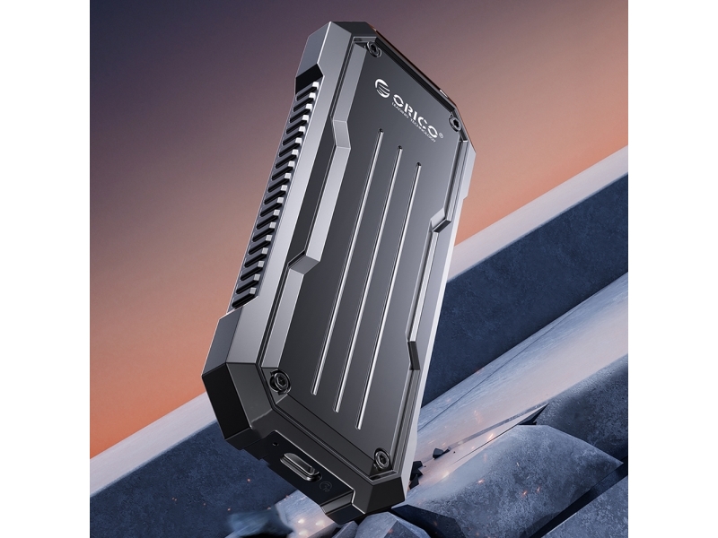 Orico Oxs2c3-G2 M.2 Nvme/Sata Ssd Usb-C 3.2 Taktisk Forstærket Diskcaddy - Grå