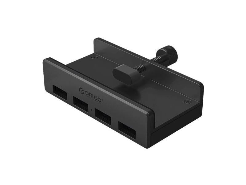 Orico Usb-Hub 4 Ports Zum Klemmen-Montage Usb-A 3.0 - Schwarz