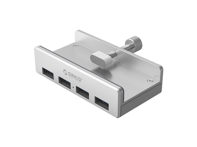 Usb-Hub Orico 4-Port Usb-A 3.0 Klemmbefestigung - Silber