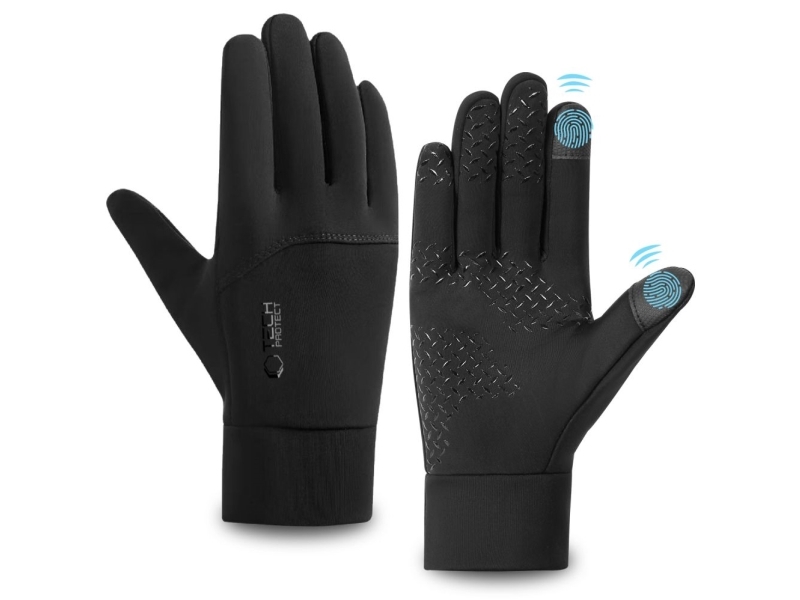 Tech-Protect Wg01 Handschuhe Mit Touch-Tips M - Schwarz