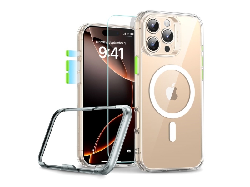 Esr Classic Pro Set Halolock Magsafe Cover Til Iphone 16 Pro Max - Klar