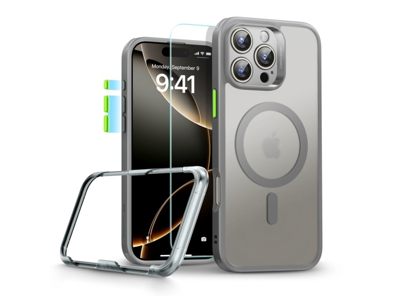 Esr Classic Pro Set Halolock Magsafe-Etui Til Iphone 16 Pro Max - Grå