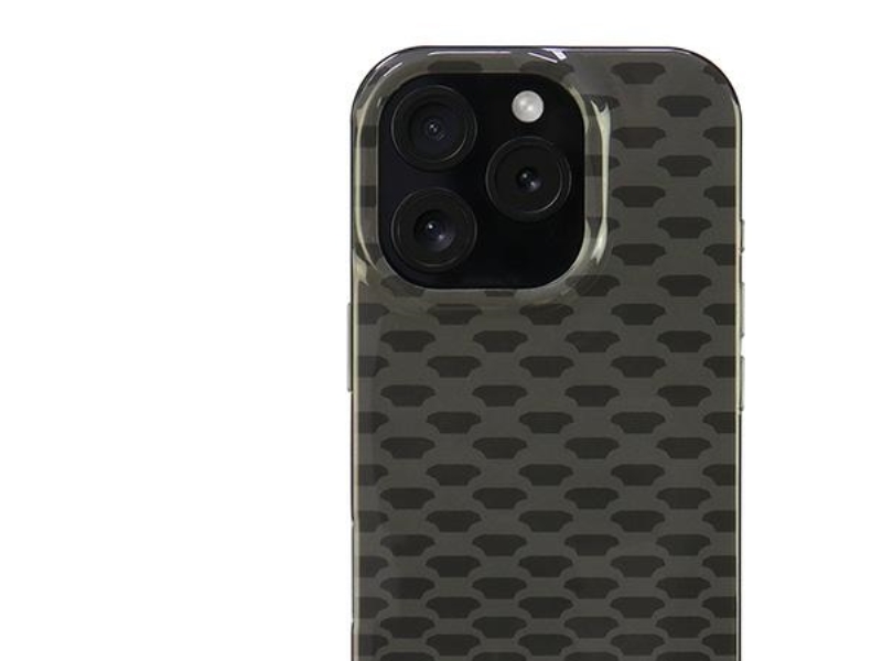 Hurtel Audi Iml-Nähmuster Magsafe Iphone 16 Pro 6,3" Schwarz/Schwarz Hardcase Au-Imlmip16p-Q5/D3-Bk