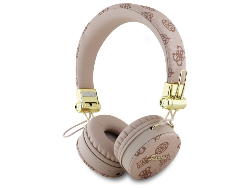 Guess Bluetooth Enc Gubh70eposmw Braun/Braun Peony Script Runde-Form Kopfhörer
