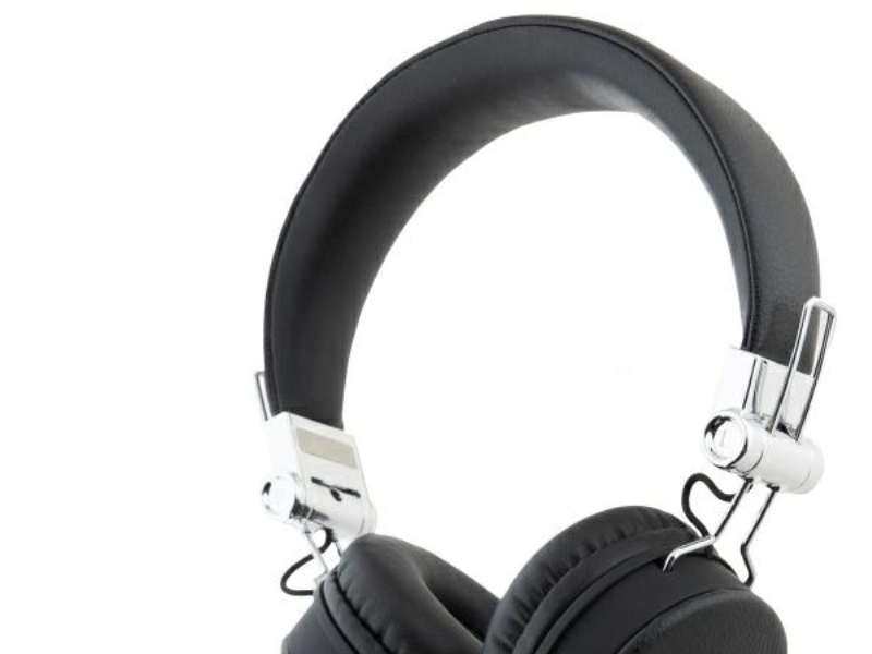 Guess Bluetooth Enc On-Ear Hovedtelefoner Gubh70pgtspsk - Sort/Sort Grained Classic Round Shape