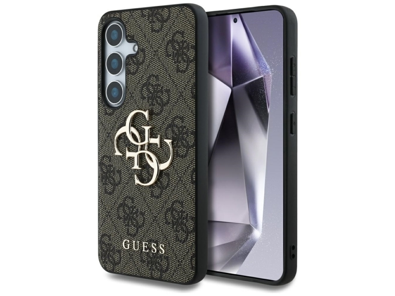 Guess Big 4G Logo Classic Logo-Etui Til Samsung Galaxy S25 Plus - Brun