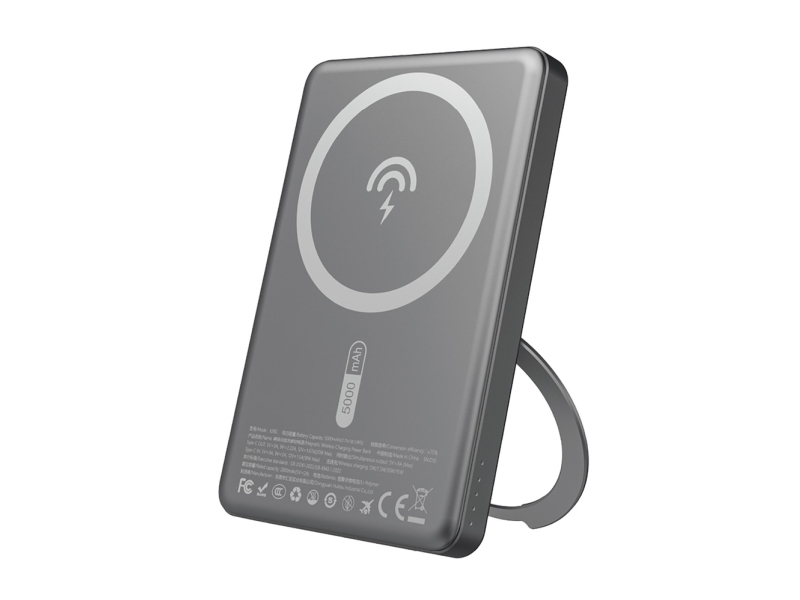 Dudao Powerbank K28s 20W Pd 5000Mah Mit Magsafe Und Ständer - Grau